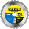 Пильный диск по дереву Stayer Expert 3682-250-32-60, 60Т, точный рез / 250 x 32/30 мм.