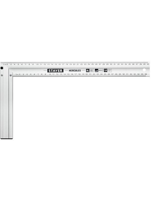 STAYER 400 мм, жесткий столярный угольник, Professional (3432-40)