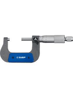 ЗУБР МК 50, 25 - 50 мм, гладкий механический микрометр, Профессионал (34480-50)