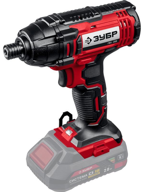 ЗУБР С1-18, 18 В, 250 Н·м, без АКБ, винтоверт ударный (ГВЛ-255)