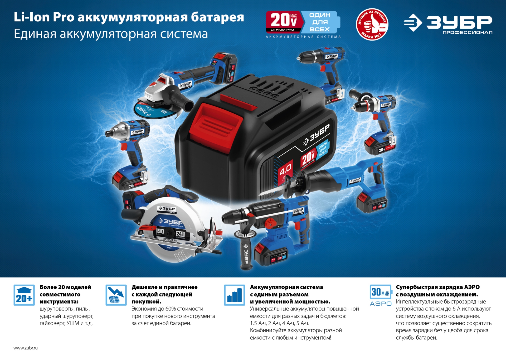 Дрель-шуруповерт ударная бесщеточная ЗУБР Т7 DBS-201, 20 В, 70 Н·м, без АКБ