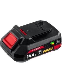 ЗУБР С1, 14.4 В, 2.0 А·ч, аккумуляторная батарея (АКБ-С1-14-2)