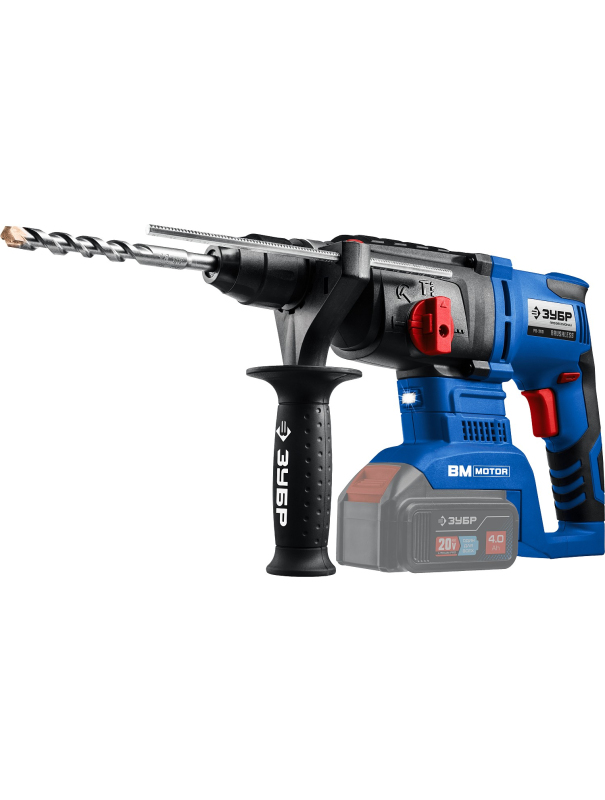 Перфоратор бесщеточный ЗУБР Т7 PB-260 без АКБ  / 20 В. 26 мм.