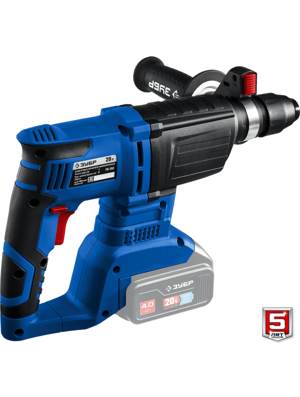 Перфоратор бесщеточный ЗУБР Т7 PB-260 без АКБ  / 20 В. 26 мм.