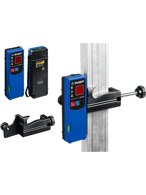 ЗУБР ПЛ-70, приемник для линейного нивелира (34949)