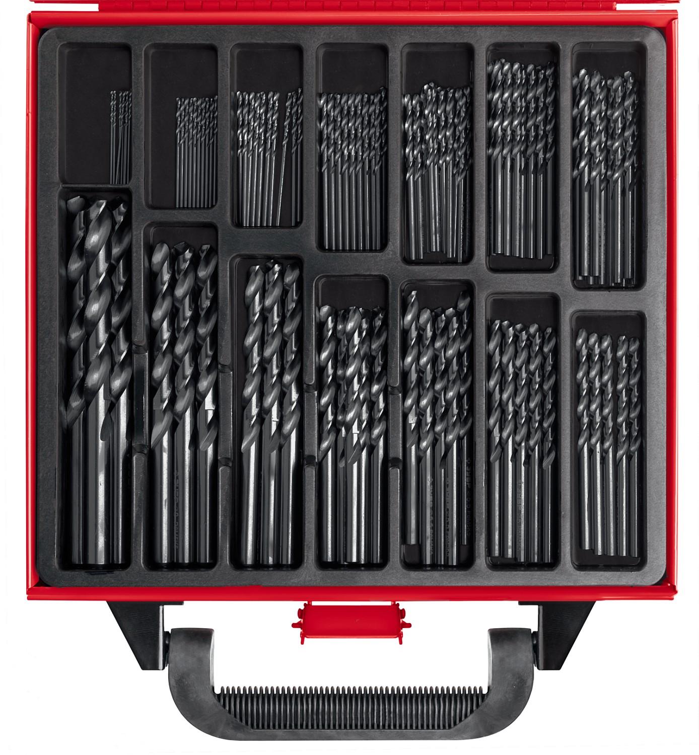 ЗУБР 99 шт, (1-10 мм), сталь Р4М2, класс В, мет.бокс, набор сверл по металлу (29605-H99)