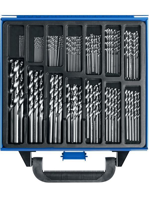 ЗУБР ПРОФ-А, 99 шт, (1-10 мм), сталь Р6М5, класс А, мет.бокс, набор сверл по металлу, Профессионал (29625-H99)