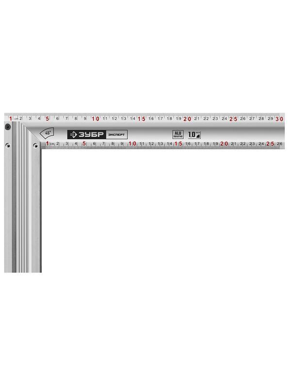 ЗУБР 300 мм, жесткий столярный угольник, Профессионал (34392-30)