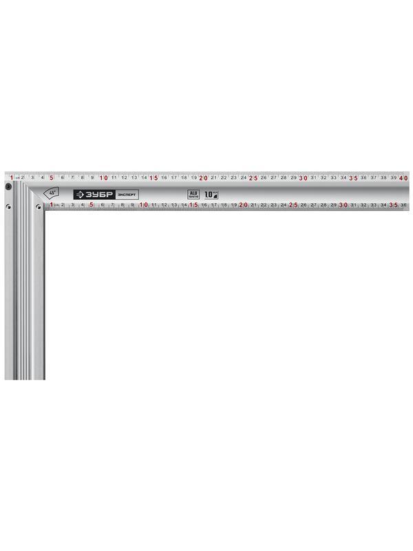 ЗУБР 400 мм, жесткий столярный угольник, Профессионал (34392-40)