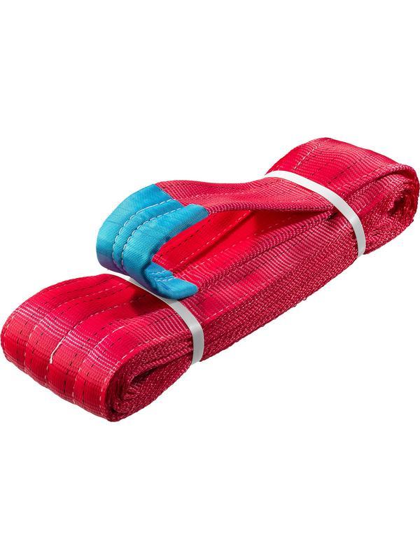 ЗУБР СТП-5/3, красный, г/п 5 т, длина 3 м, текстильный петлевой строп (43555-5-3)