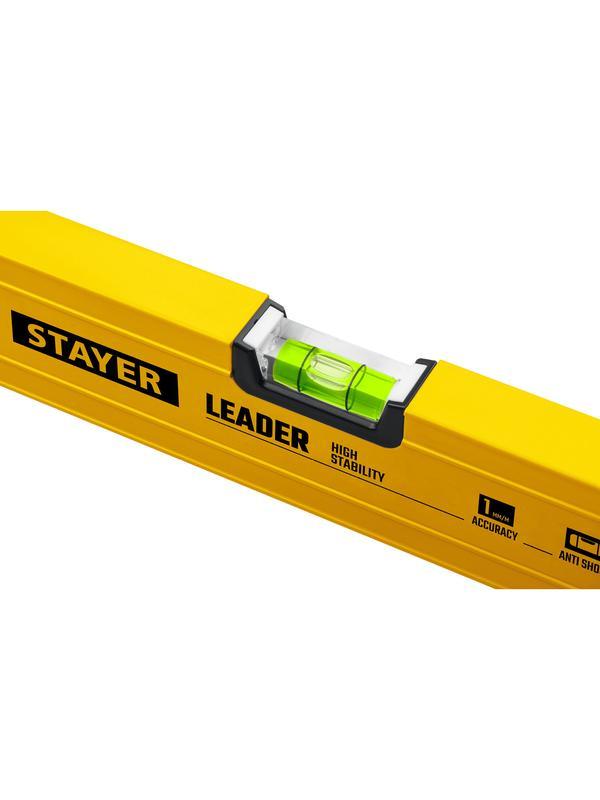 STAYER LEADER, 2000 мм, усиленный профиль, уровень с поворотным глазком (3466-200)