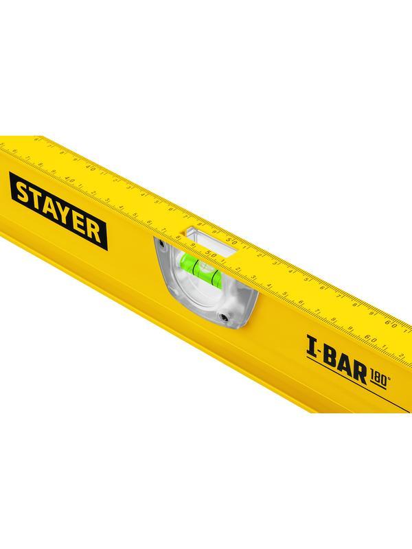 STAYER I-Bar 180˚, 1200 мм, двутавровый, уровень с поворотным глазком (3470-120)