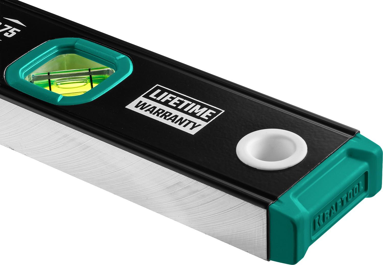 KRAFTOOL 1200 мм, усиленный профиль, с зеркальным глазком, магнитный уровень (34785-120)