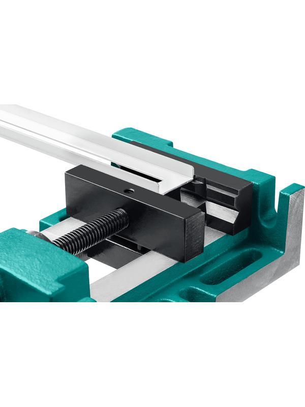 KRAFTOOL 100 мм, трехсторонние, станочные сверлильные тиски (32716-100)