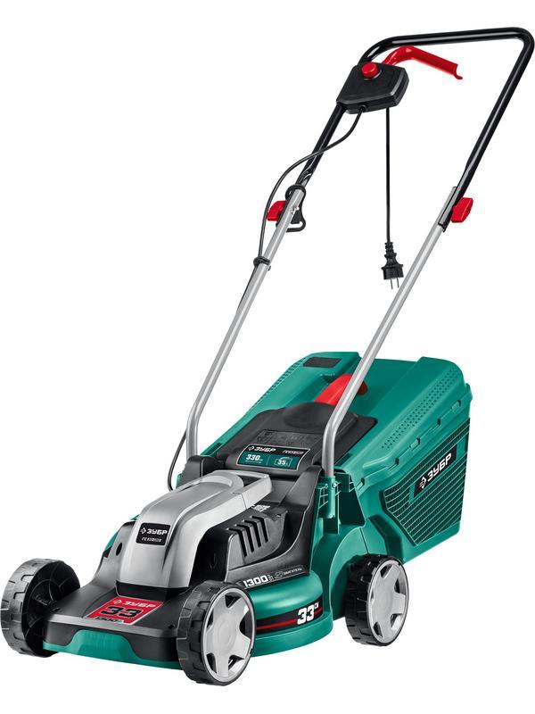 ЗУБР 1300 Вт, ш/с 33 см, сетевая газонокосилка (ГС-33-1310)