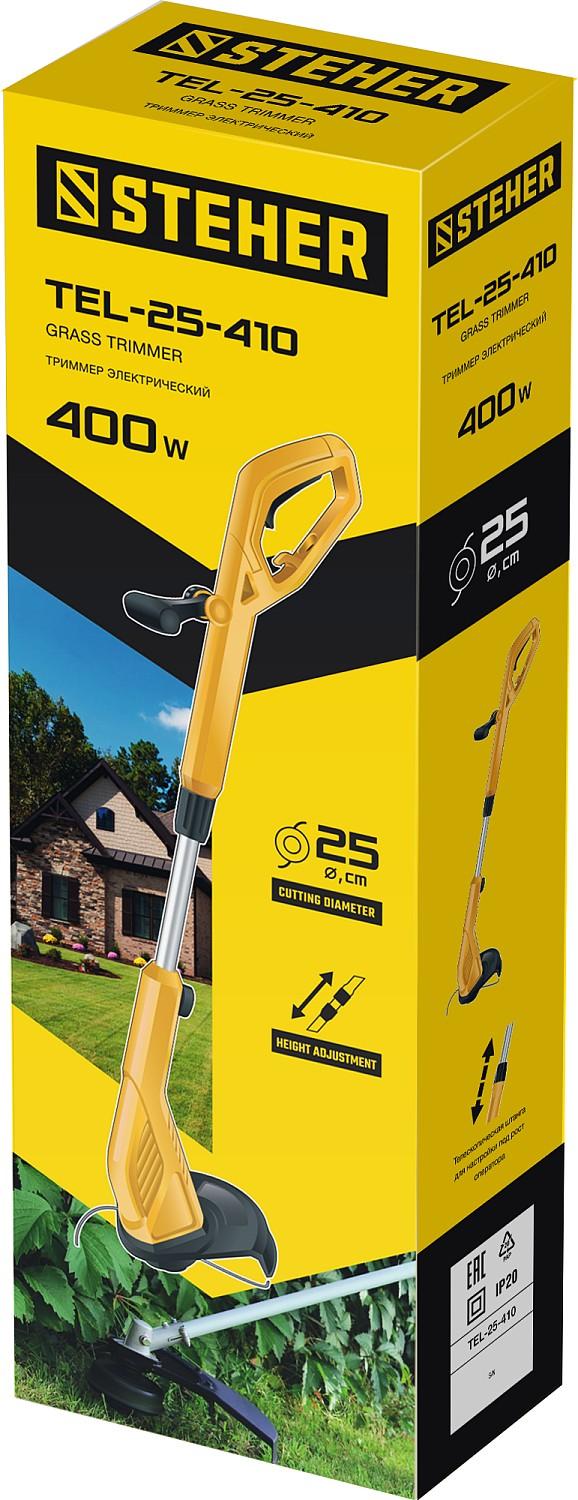 STEHER 400 Вт, ш/с 25 см, сетевой триммер (TEL-25-410)