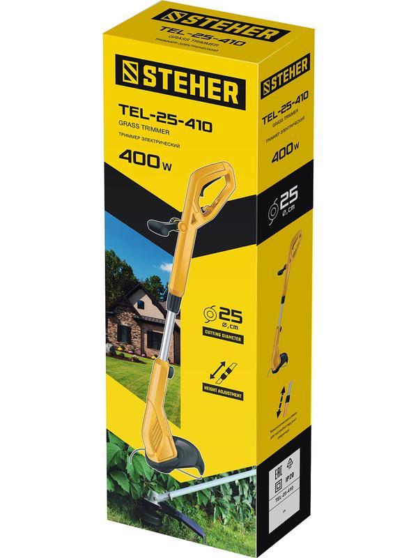 STEHER 400 Вт, ш/с 25 см, сетевой триммер (TEL-25-410)