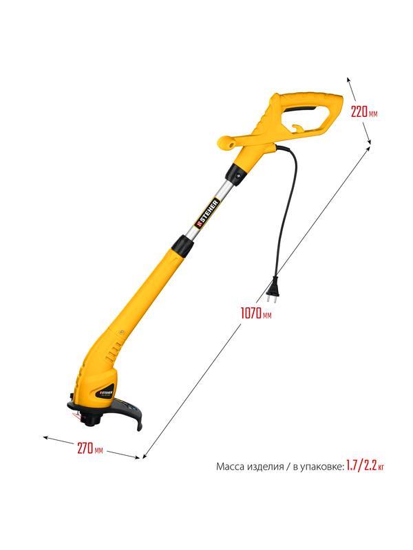 STEHER 400 Вт, ш/с 25 см, сетевой триммер (TEL-25-410)