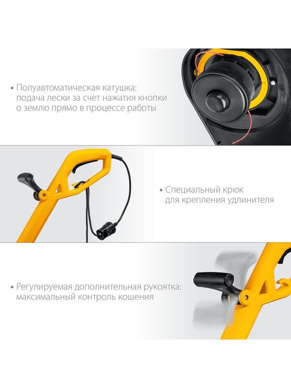 STEHER 400 Вт, ш/с 25 см, сетевой триммер (TEL-25-410)