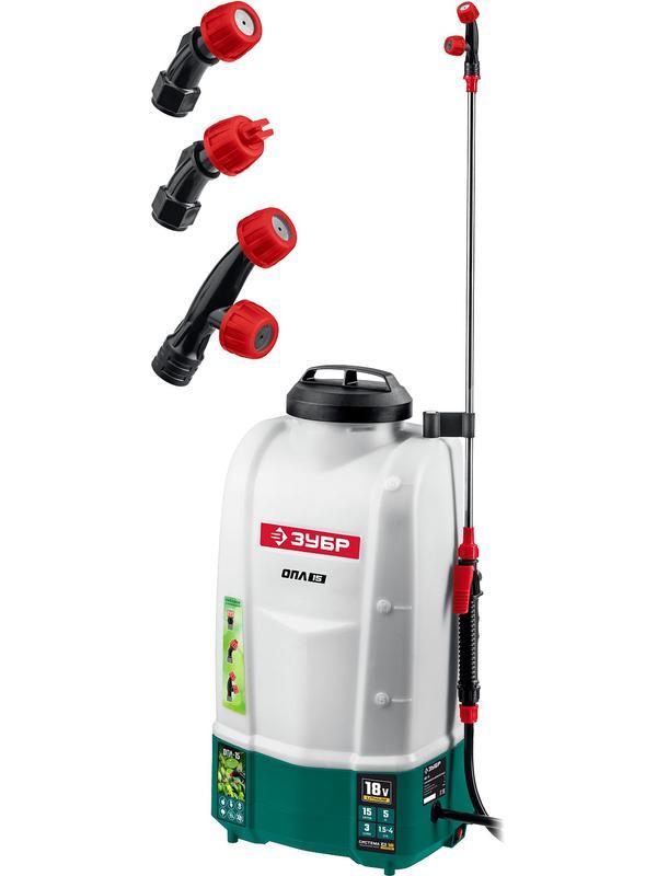ЗУБР 15 л, аккумуляторный опрыскиватель (ОПЛ-15)