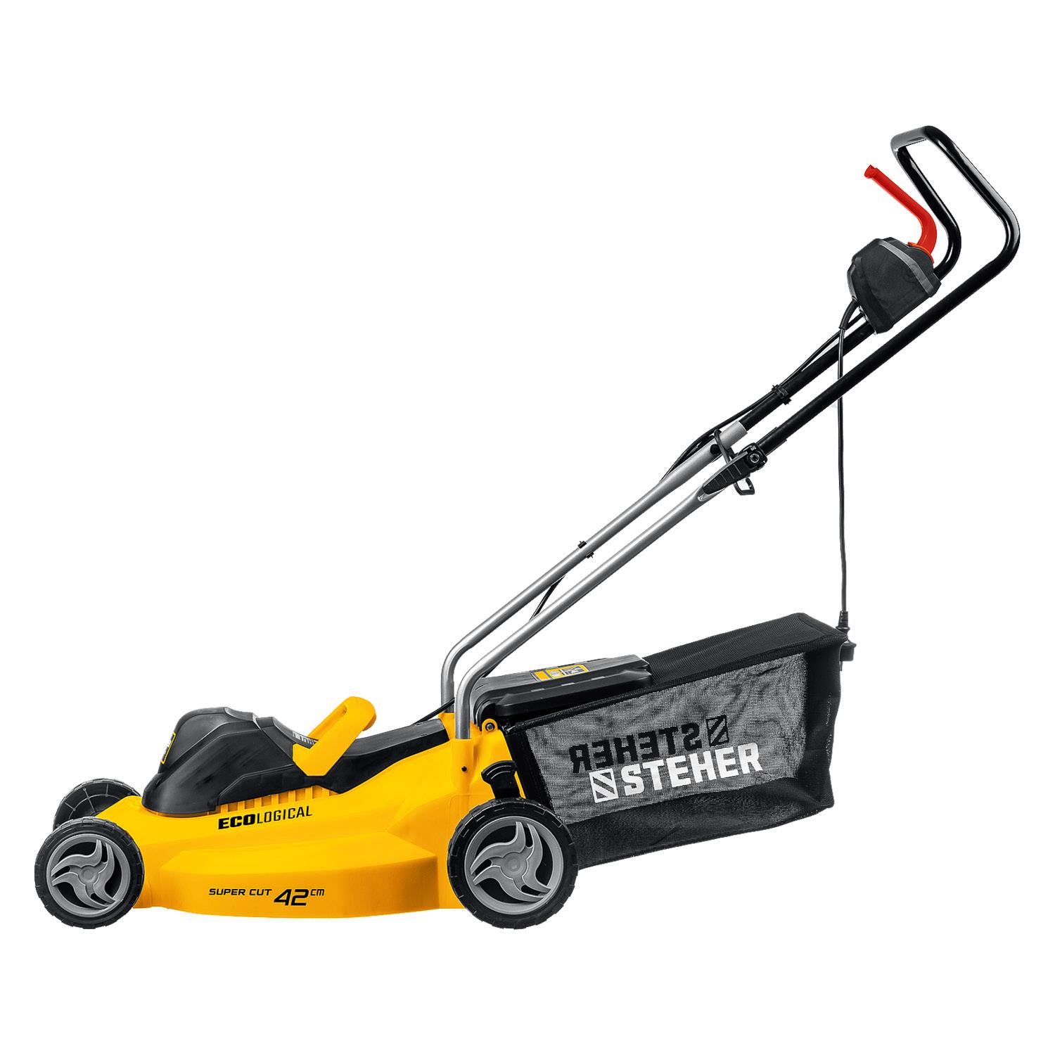 STEHER 2000 Вт, ш/с 42 cм, сетевая газонокосилка (LMC-42-2000)