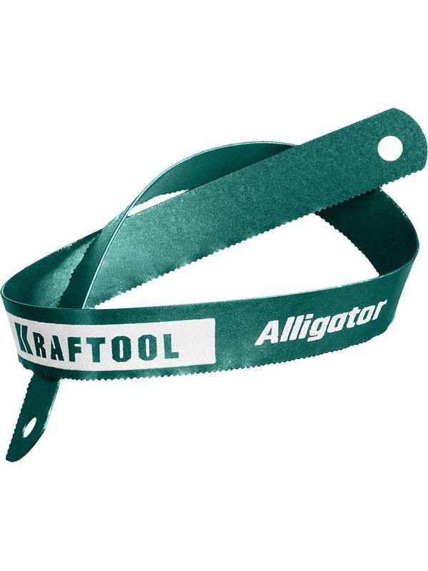 KRAFTOOL Alligator-24, 24 TPI, 300 мм, биметталическое гибкое полотно по металлу (15942-24-1)