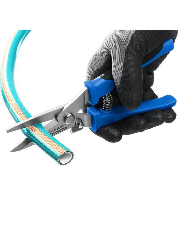 ЗУБР МУЛЬТИРЕЗ, 200 мм, универсальные технические ножницы, Профессионал (23215)