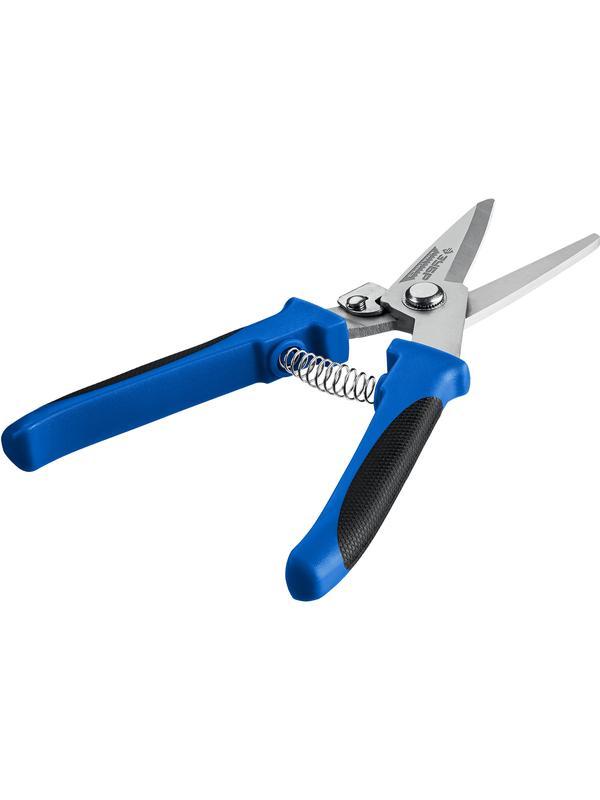 ЗУБР МУЛЬТИРЕЗ, 200 мм, универсальные технические ножницы, Профессионал (23215)