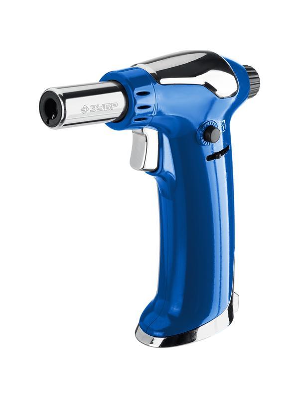 ЗУБР АГ-17, 1300°C, автономная газовая горелка с пьезоподжигом, Профессионал (55518)