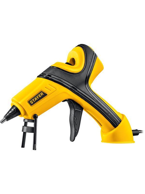 STAYER PRO 11, d 11 мм, 18 г/мин, электрический, пистолет термоклеевой, Professional (0681-20)