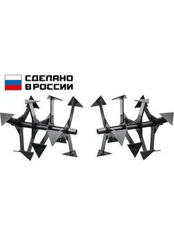 ЗУБР Ф-1, НЕХ 23, фрезы гусиные лапки для мотоблоков (707108-1)