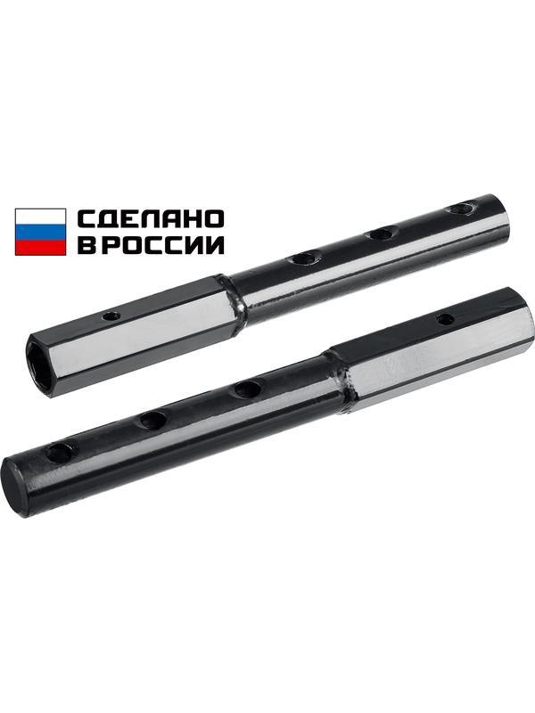 ЗУБР УД-2, НЕХ 23 - круг 30 мм, 2 шт., удлинитель (707107-2)