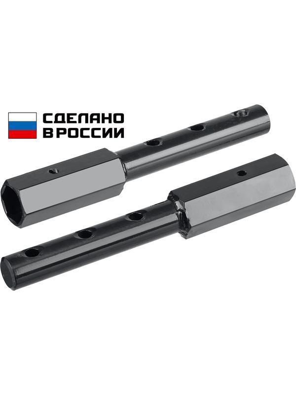 ЗУБР УД-3, НЕХ 32 - круг 30 мм, 2 шт., удлинитель (707107-3)