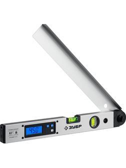 ЗУБР 400 мм, 0 - 230°, ±0,5°, угломер электронный, Профессионал (34288)