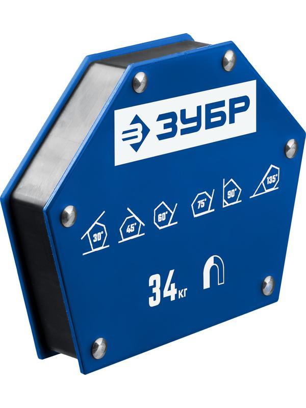 ЗУБР УМ-6, 34 кг, угольник магнитный для сварочных работ, Профессионал (40055-34)