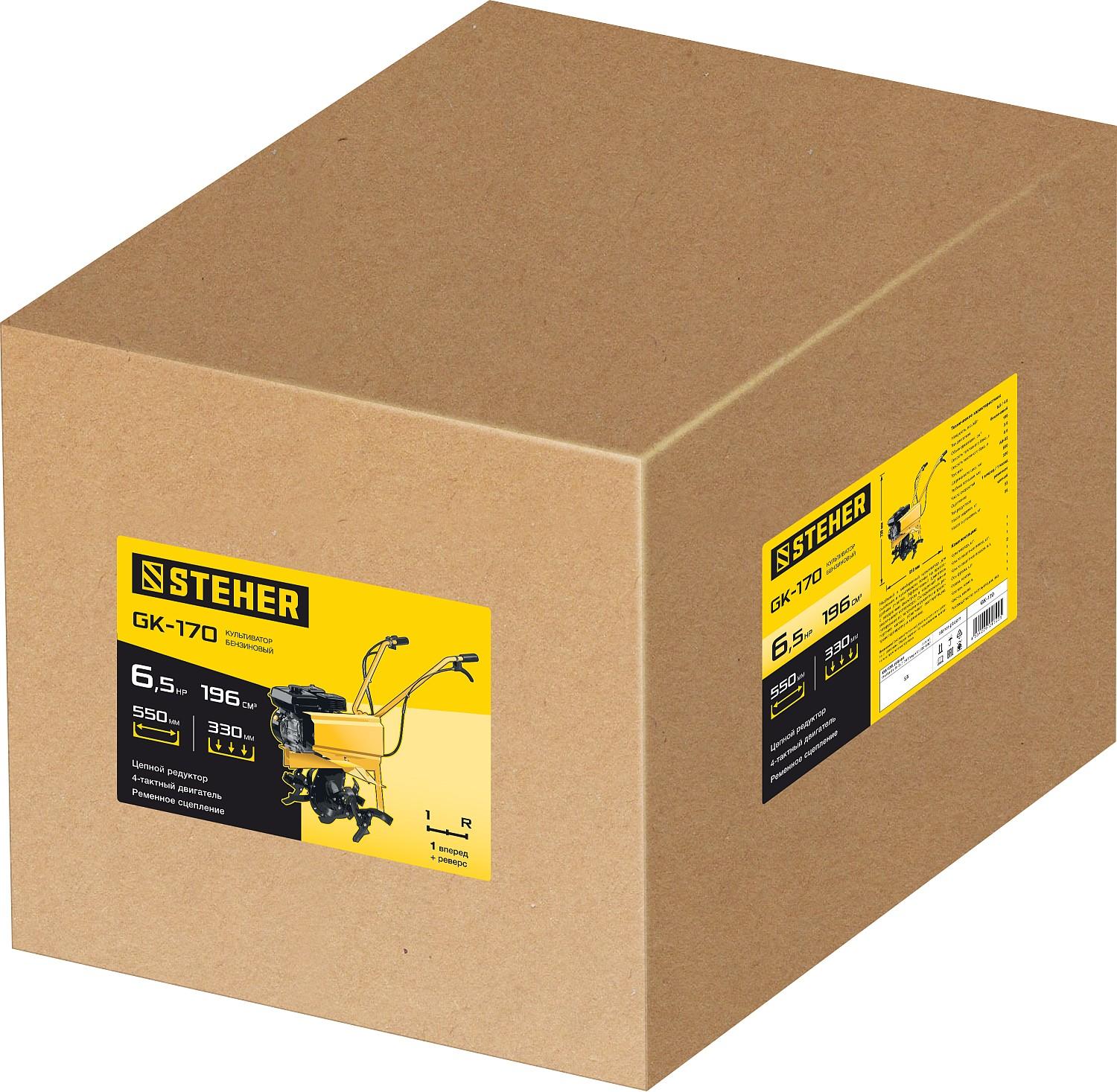 STEHER 6.5 л.с., бензиновый культиватор (GK-170)