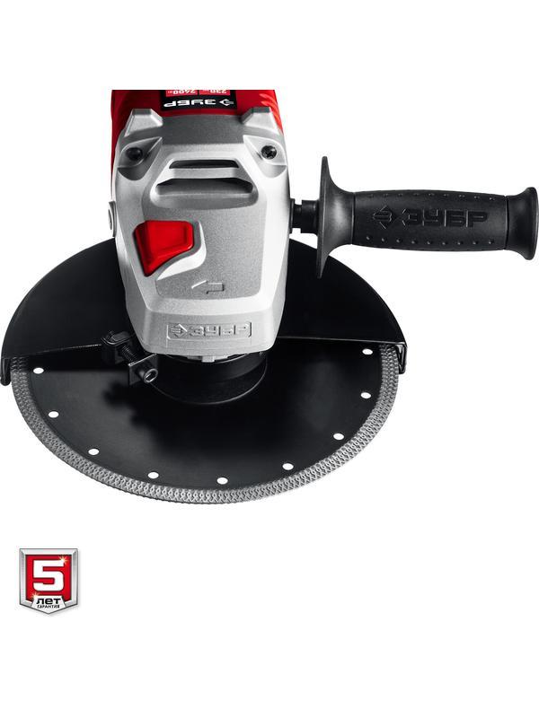 ЗУБР 2400 Вт, d230 мм, УШМ (УШМ-230-2405 П)