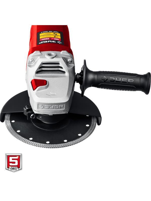 ЗУБР 2000 Вт, d180 мм, УШМ (УШМ-180-2005 П)