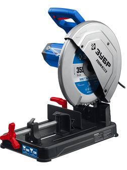 ЗУБР 355 мм, 2000 Вт, монтажная пила (отрезная), Профессионал (ПОМ-355)