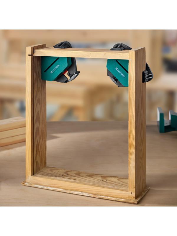 KRAFTOOL CCS, два диапазона зажима 10 - 22/22 - 40 мм, 2 шт, пружинный угловой зажим (32205)