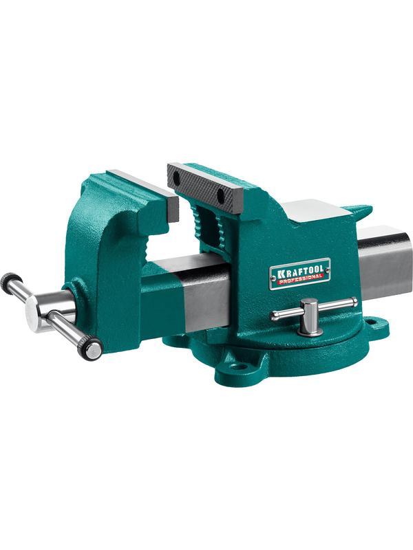 KRAFTOOL Steel, 100 мм, стальные слесарные тиски (32701-100)