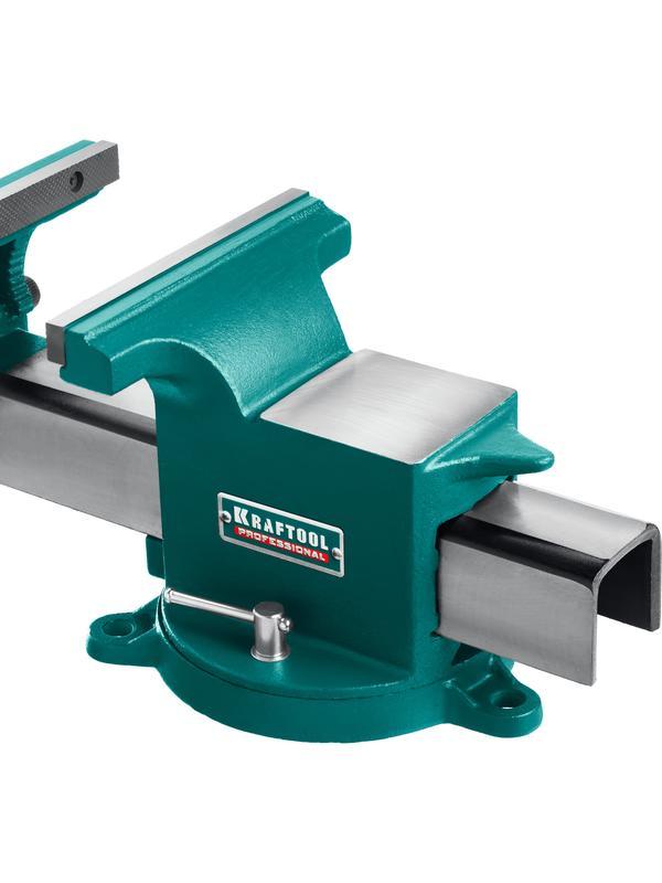 KRAFTOOL Steel, 150 мм, стальные слесарные тиски (32701-150)
