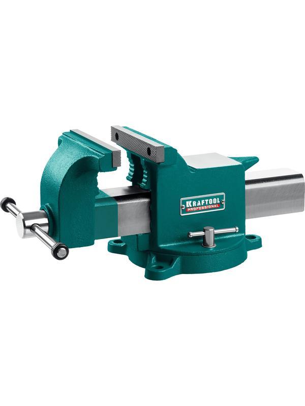 KRAFTOOL Steel, 150 мм, стальные слесарные тиски (32701-150)