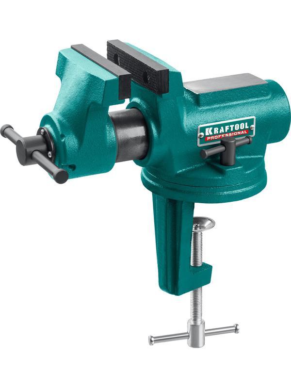 KRAFTOOL 100 мм, универсальные мобильные тиски (32710-100)