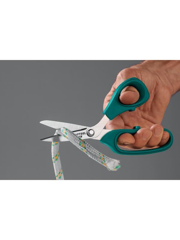 KRAFTOOL KEVLAR, 205 мм, технические ножницы по кевлару и стекловолокну (23207)