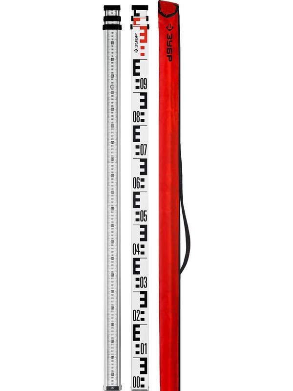 ЗУБР РГ 3, геодезическая рейка (34948-3)