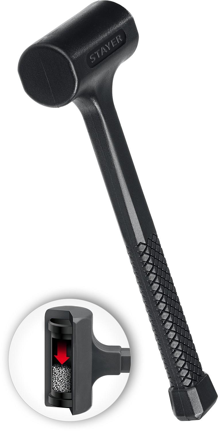 STAYER 40 мм, 450 г, цельнолитой безынерционный молоток, Professional (2042-450)