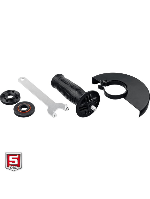 Угловая шлифовальная машина (Болгарка) ЗУБР УШМ-125-1105 ЭТ, регулировка оборотов / d125 мм. / 1100 Вт.