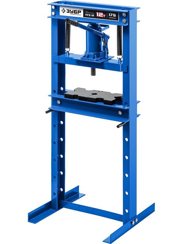 ЗУБР ПГД-12, 12 т, гидравлический пресс с домкратом и возвратными пружинами, Профессионал (43070-12)