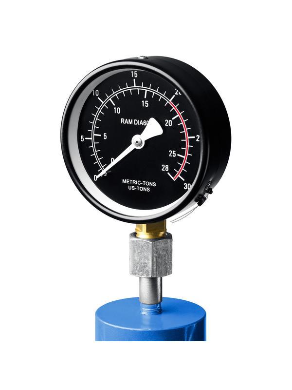 ЗУБР ПГН-20, 20 т, гидравлический пресс с гидронасосом и манометром, Профессионал (43072-20)